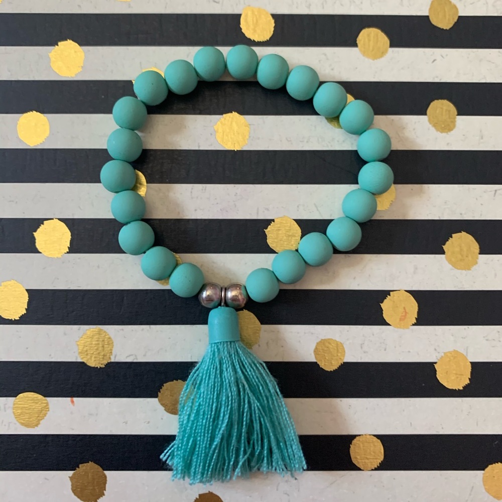 Blue/Turquoise Beaded Bracelet